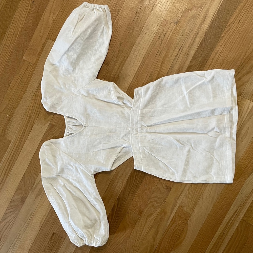Linen Mini Dress - Picture 4 of 6